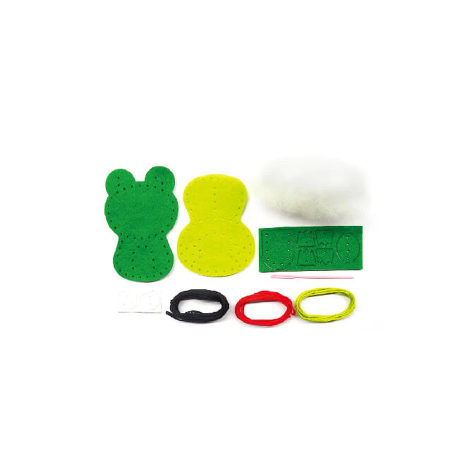 Set per il cucito fai da te - decorazione per matite - Rana
