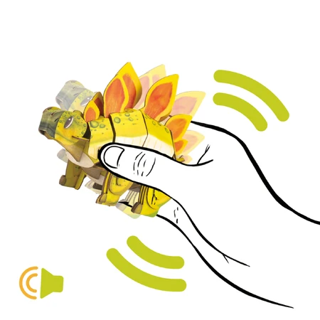 3D Sound Puzzle - Stegosaurus, Build 'n' Sound