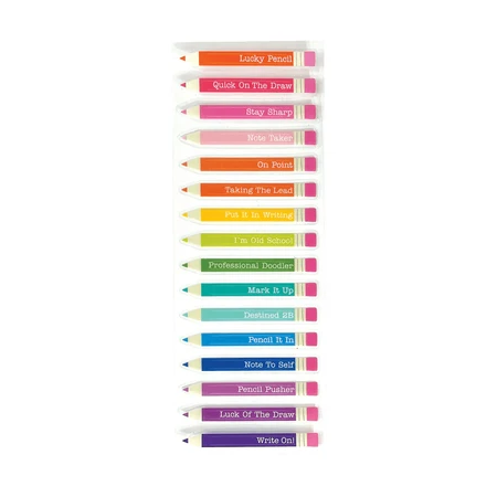Abtibilduri vinil transparent Stickiville Lucky Pencils