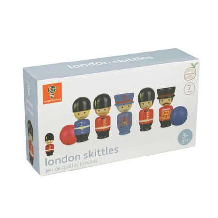 Juego de bolos Figuritas de Londres, Orange Tree Toys