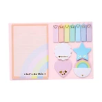 Set zelfklevende indexen en notities - Curcubee pastel