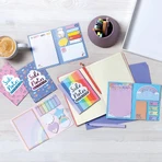 Set zelfklevende indexen en notities - Curcubee pastel