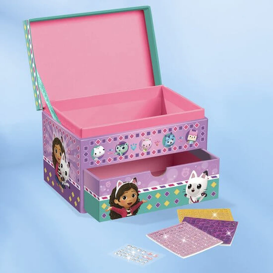 Set creativo fai da te Decora il tuo portagioie Gabby's Dollhouse