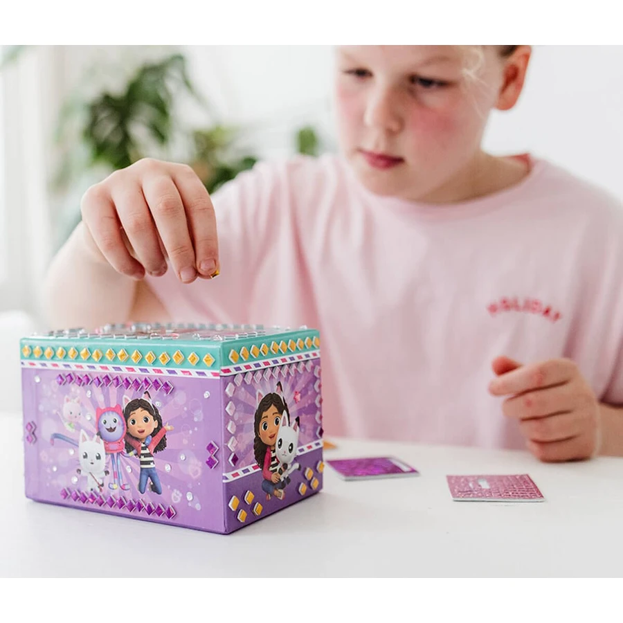 Set creativo fai da te Decora il tuo portagioie Gabby's Dollhouse