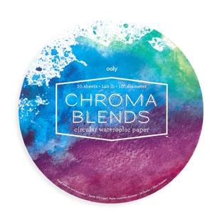 Bloc de dessin circulaire Aquarelle Chroma Chroma Blends