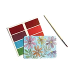 Set artistic cu acuarele DIY - Scenic Hues - Flori și grădini