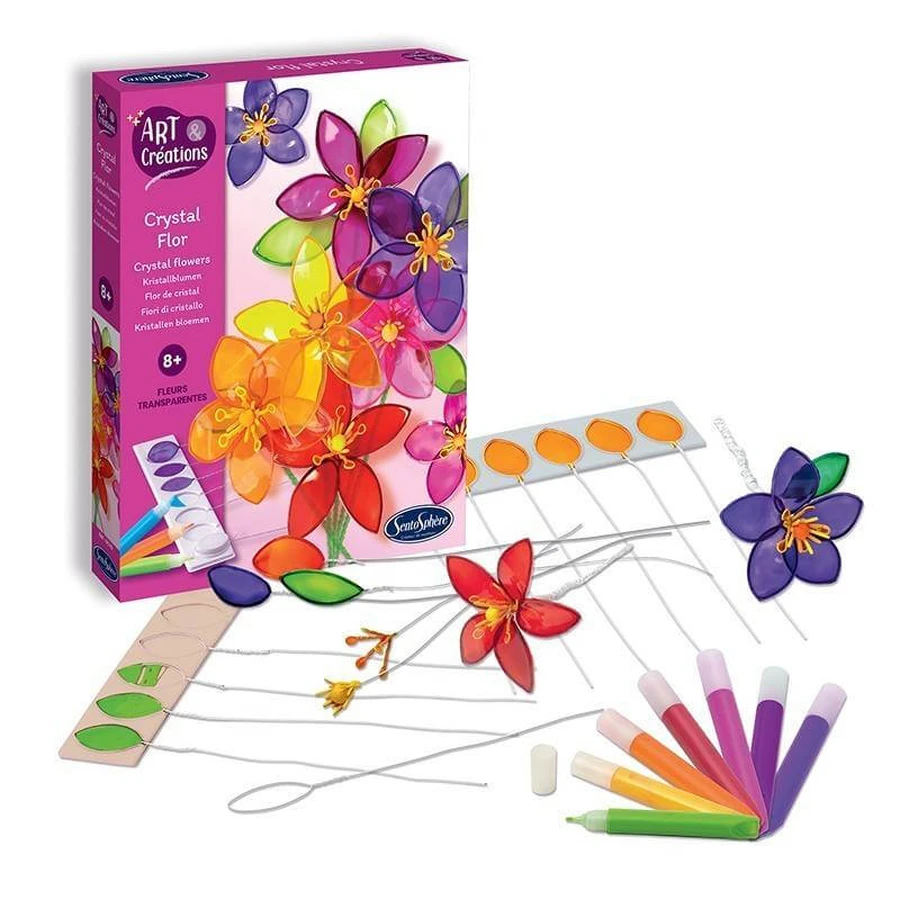 Kit creativo, Fiori di cristallo