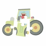 Traktor-Puzzle aus Holz, Orange Tree Toys
