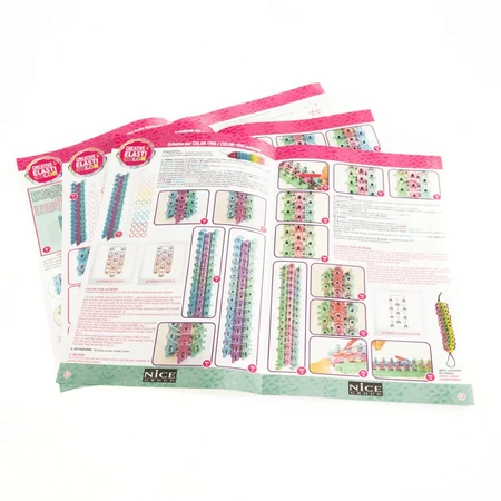 Creative set with colorful elastic bands for bracelets, Elasticolor