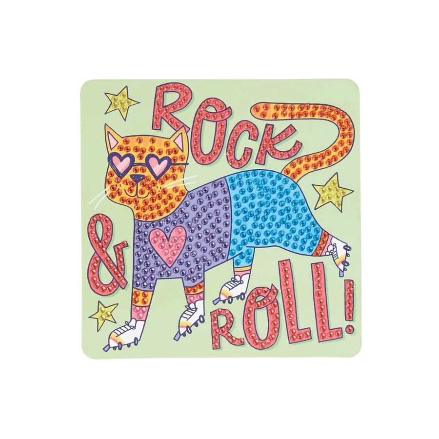 Mini Atelier creativ DIY cu diamante - Rolling Rocker