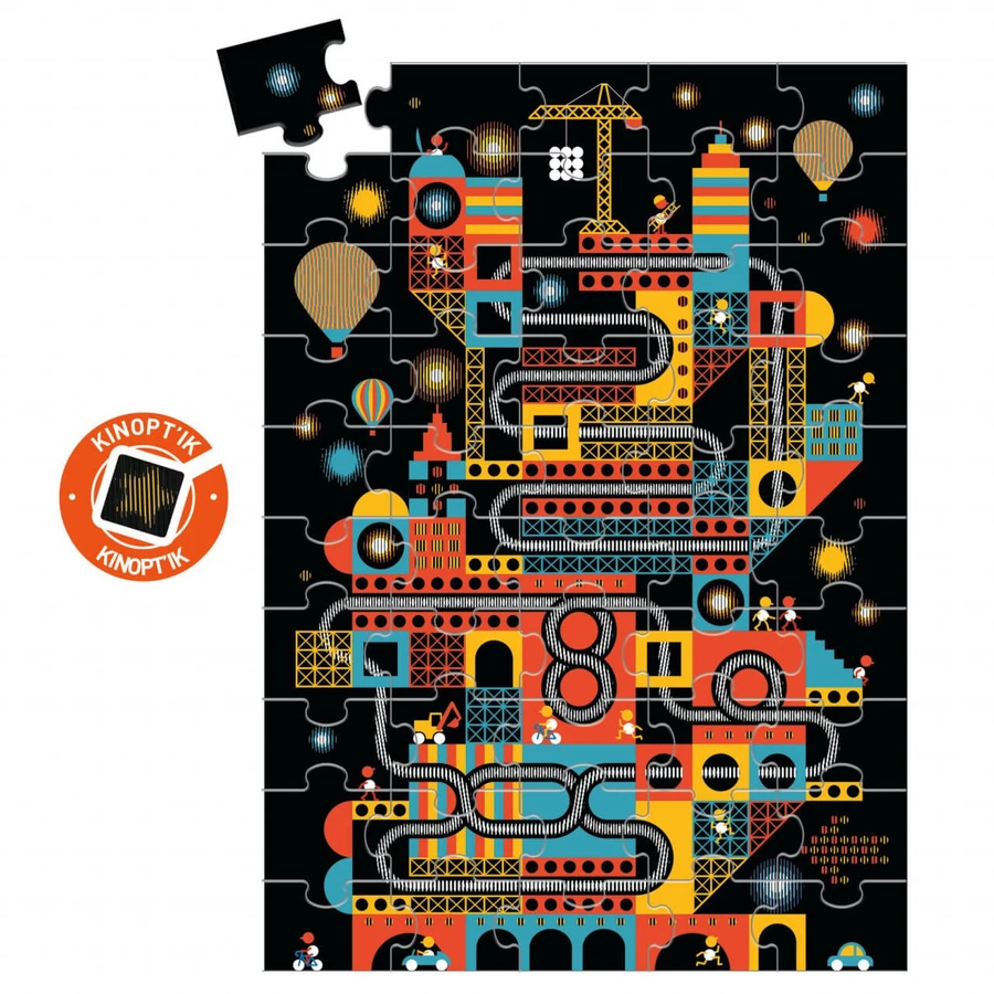 Puzzle de la ville vivante, Djeco