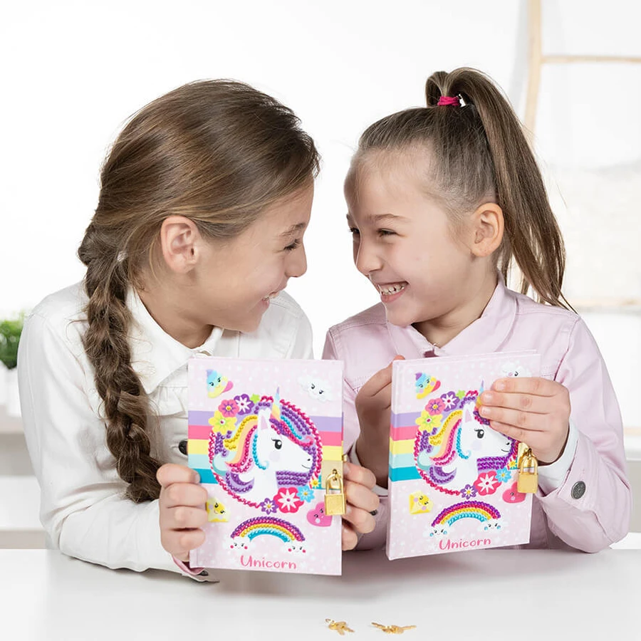 Creative set My unicorn and diamond diary