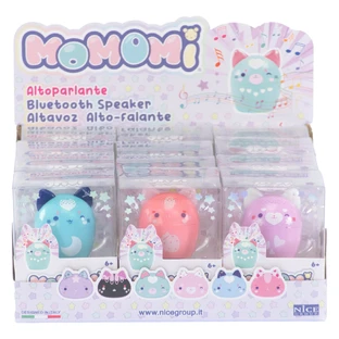 Momomi Bluetooth-Lautsprecher - tragbarer Baby-Lautsprecher in Form einer kawaii Miezekatze