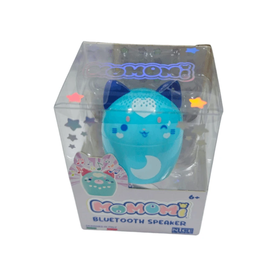 Momomi Bluetooth-Lautsprecher - tragbarer Baby-Lautsprecher in Form einer kawaii Miezekatze