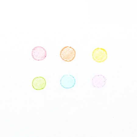 Rainbow Scoops kleurpotloden en geparfumeerde gum