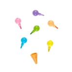 Rainbow Scoops kleurpotloden en geparfumeerde gum