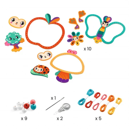 Set per cucito creativo da giardino, Djeco