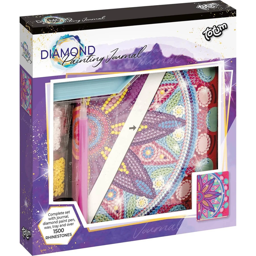 Set DIY Jurnalul meu cu floare mandala si diamante