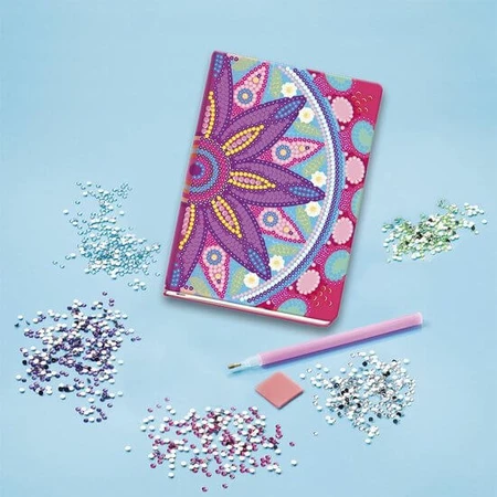 Set DIY Jurnalul meu cu floare mandala si diamante