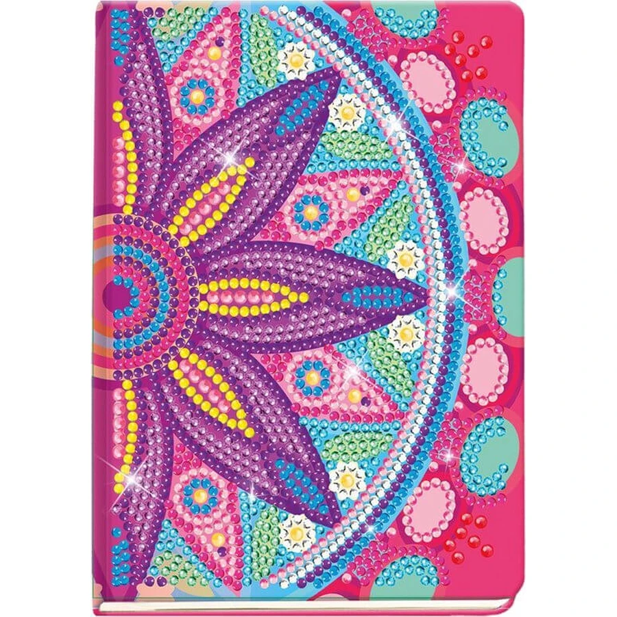 Set DIY Jurnalul meu cu floare mandala si diamante