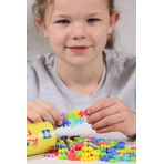 Plus-Plus construction set, 100 pieces tube, Tropical Mix, tropical colors