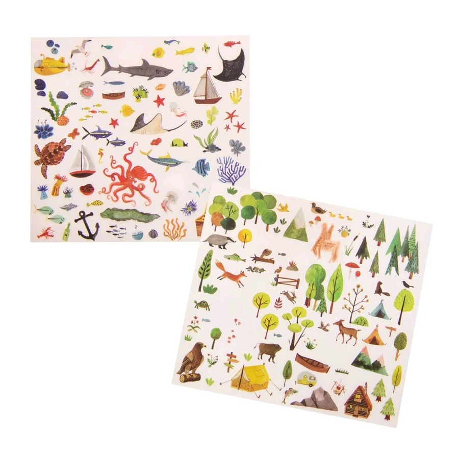 Set abtibilduri de transfer Exploratorul, Moulin Roty