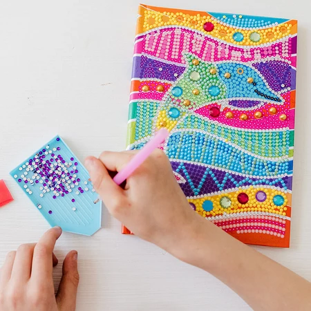 Set DIY Mon agenda avec dauphin et diamants
