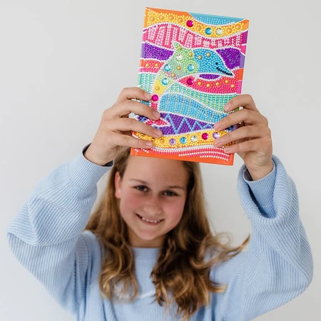 Set DIY Mon agenda avec dauphin et diamants
