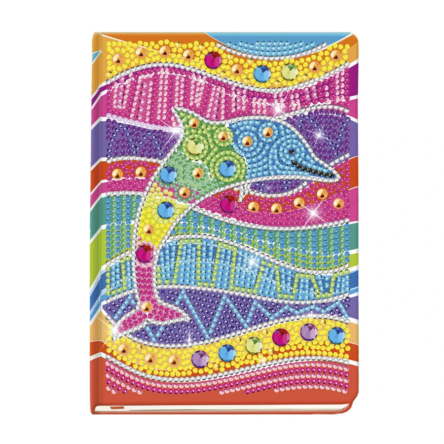 Set DIY Mon agenda avec dauphin et diamants