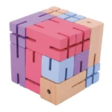 Logikspiel 3D-Puzzle Lila Figürchen