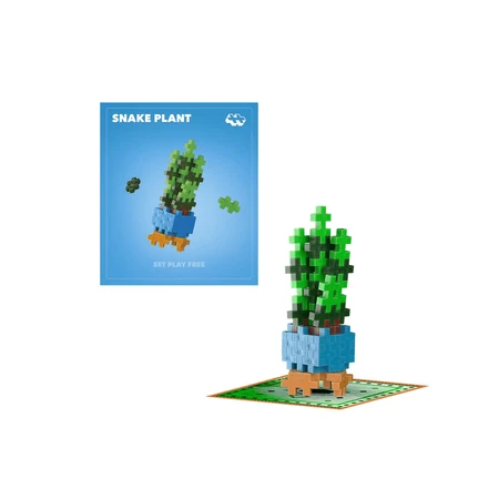 Juego de construcción Plus-Plus, PLANTAS - Sansevieria