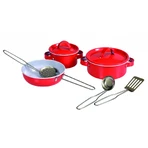 Set of red metal vases, Egmont