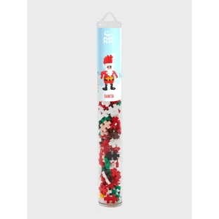 Plus-Plus bouwpakket, koker 100 stukjes, Kerstman