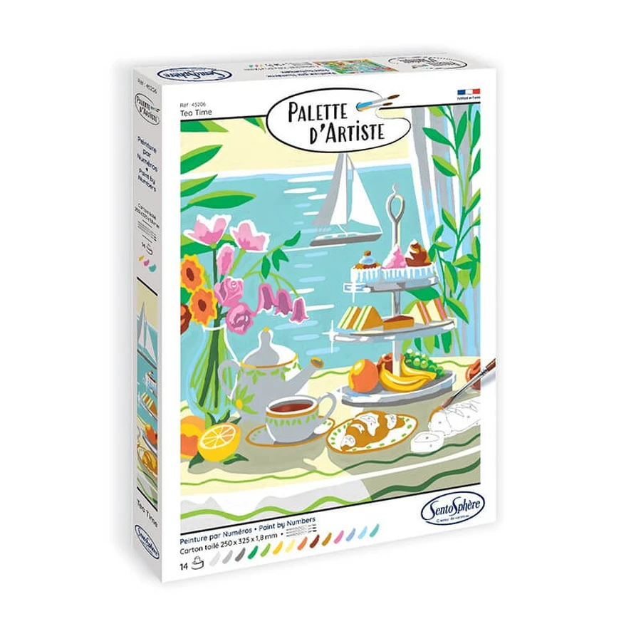 Peinture à numéros - Tea Time - Sentosphère