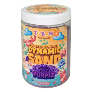 Vormbaar sensorisch zand - paars, 1 kg
