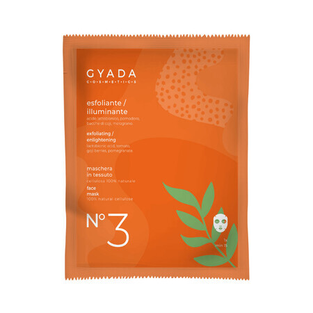 GYADA Masca Faciala Pentru Exfoliere Sau Luminozitate (3) x 15ml