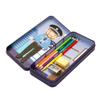 Magnetisches Puzzle in Metallbox, Zuordnungs- und Zuordnungsspiel - Polizist