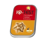 Star bamboo wooden IQ logic game, metal box