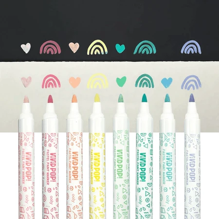 Crayones de pintura Vivid Pop! - set de 8, pastel