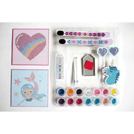 Set creativo 6 en 1, sirena, pintura diamante