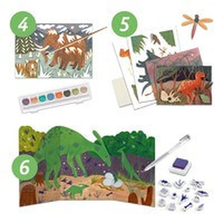 Atelier creativ Djeco, Lumea dinozaurilor