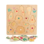 Wooden jigsaw - Garden vegetables
