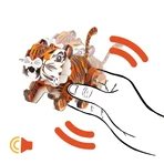 3D geluidspuzzel - Tijger, bouw 'n' geluid