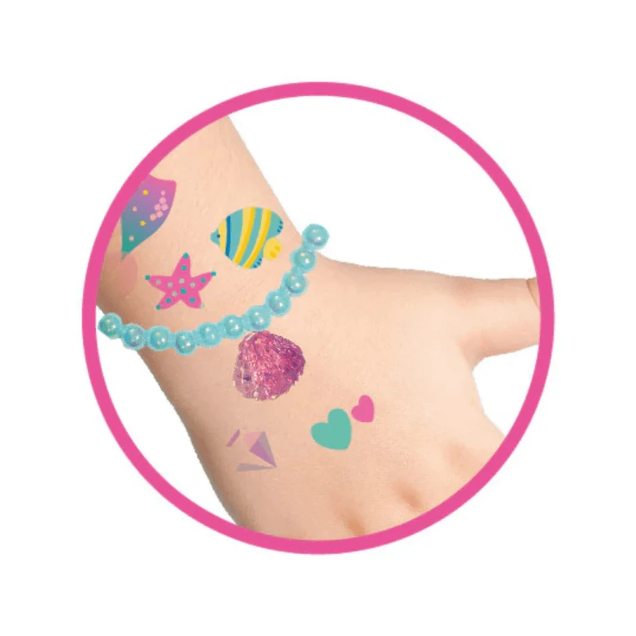 Bracelet and temporary tattoo set, Fancy Me