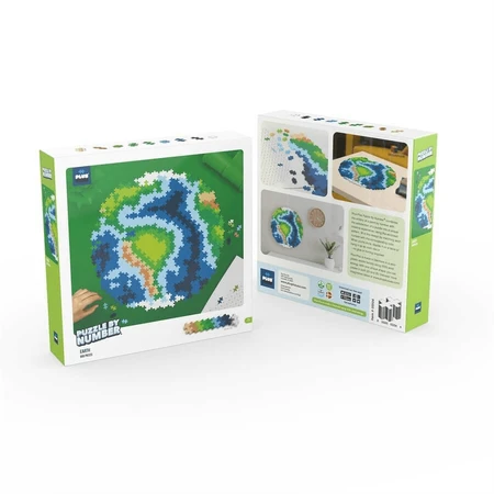 Plus-Plus Zahlenpuzzle, 800 Teile, Erde