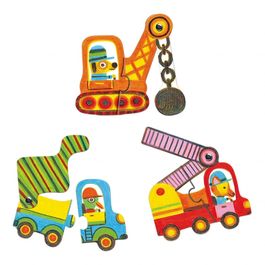 Puzzle-Duo Mobiles Fahrzeug