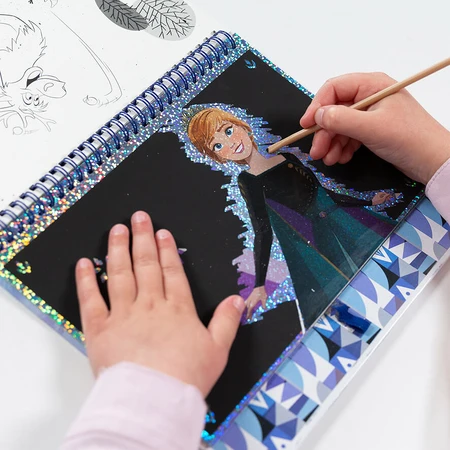 Kreatives Disney Frozen Färbe- und Kratzerset