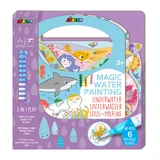 Wassermalbuch, Aufkleber und Spiele, tragbar - Unterwasser