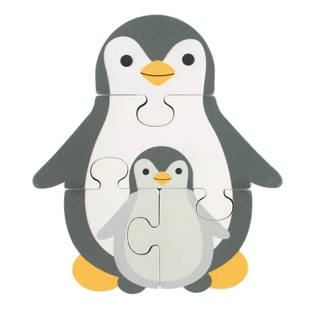 Pinguin-Puzzle aus Holz, Orange Tree Toys