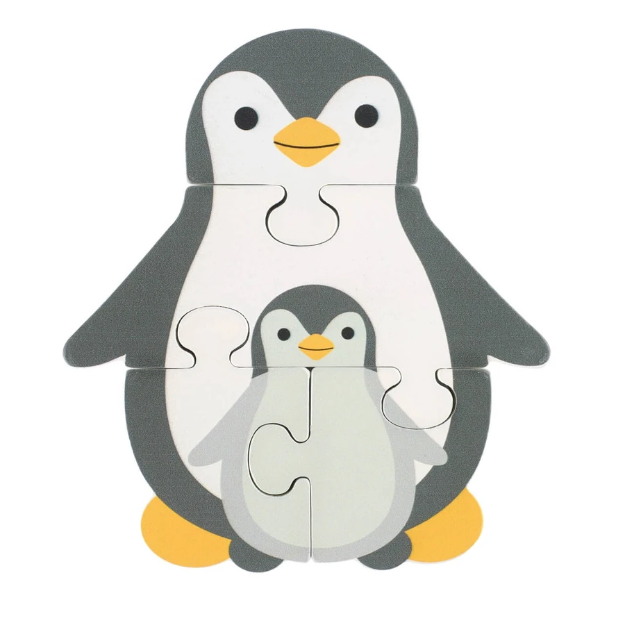 Pinguin-Puzzle aus Holz, Orange Tree Toys